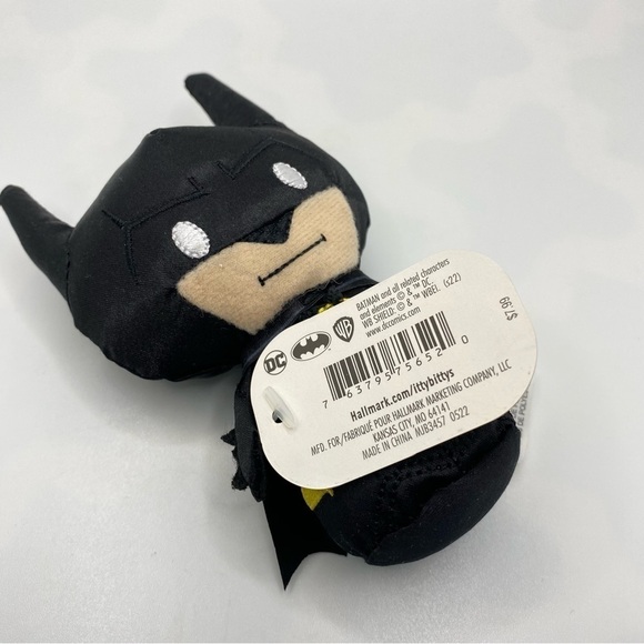 Hallmark Itty Bittys DC Comics Batman Plush New With Tag - Picture 6 of 7